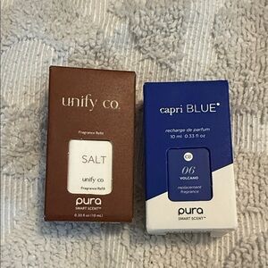 unify co. SALT & capri BLUE Volcano Pura Smart Scent Refills